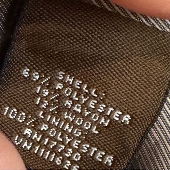 Merona Women's Brown 3-Button Blazer Size 14 - Picture 5 of 6